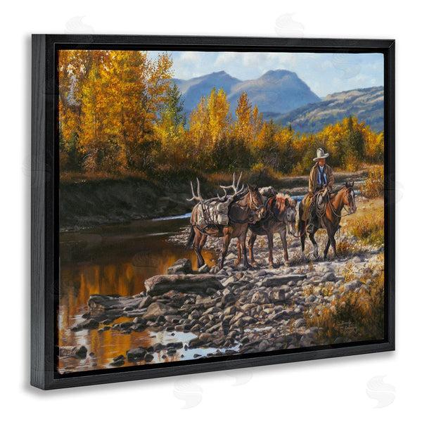 Stupell Industries David Graham | Down From High Country Cowboy Wall Art