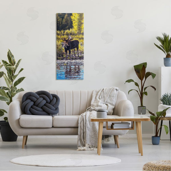 Stupell Industries David Graham | Early Summer Moose At Lake Wall Art
