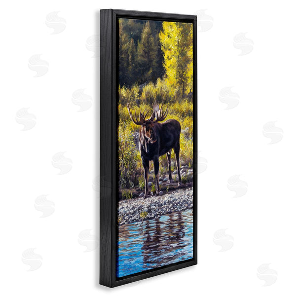 Stupell Industries David Graham | Early Summer Moose At Lake Wall Art
