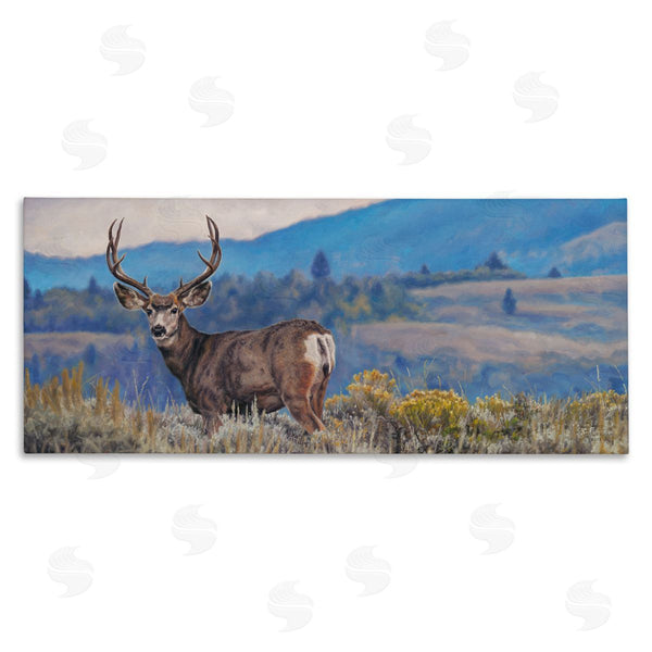 stupell industries David Graham | Elk Wildlife Mountain Landscape Wall Art