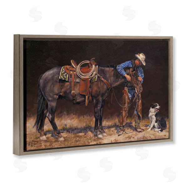 Stupell Industries David Graham | Western Horse And Dog