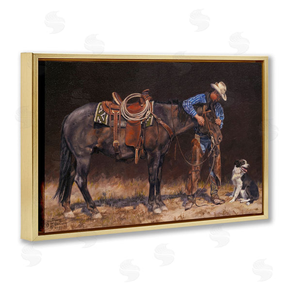 Stupell Industries David Graham | Western Horse And Dog