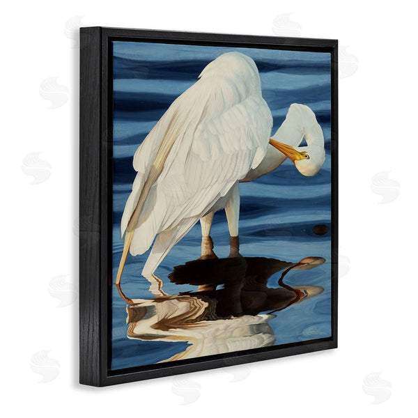 Stupell Industries David Kiehm | Crane Bird Preening Wall Art
