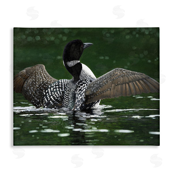 stupell industries David Kiehm | Goose Spreading Wings Wall Art