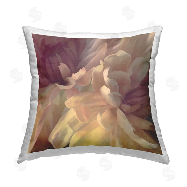 stupell industries David Pollard | Curling Dahlia Petals Printed Throw Pillow