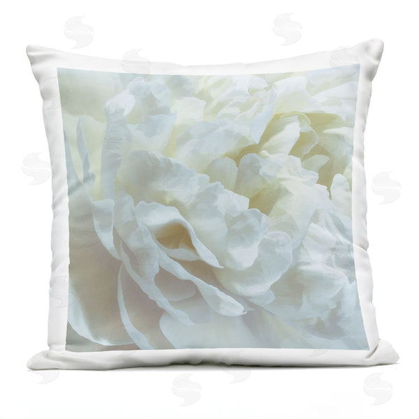 Stupell Industries David Pollard | Elegant White Petals Printed Throw Pillow