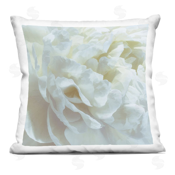 stupell industries David Pollard | Elegant White Petals Printed Throw Pillow