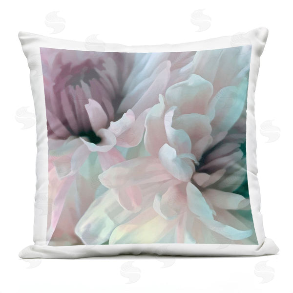 Stupell Industries David Pollard | Pink Floral Petal Study Blush Tone Flowers Printed Throw Pillow