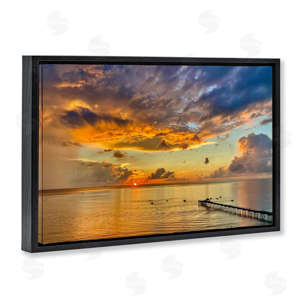 Stupell Industries David Stahl | Sunset And Ocean Clouds