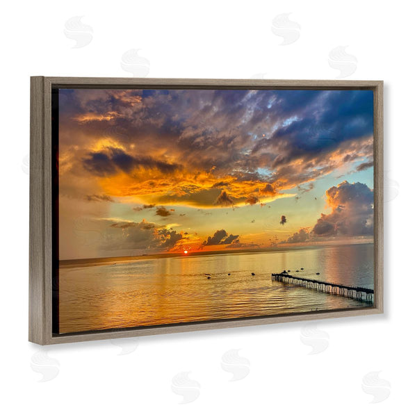 Stupell Industries David Stahl | Sunset And Ocean Clouds