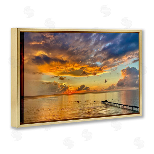 Stupell Industries David Stahl | Sunset And Ocean Clouds