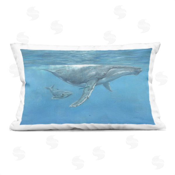 stupell industries David Stribbling | Humpback Whale Underwater Printed Throw Pillow