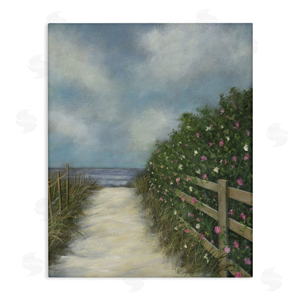 stupell industries David Swanagin | Floral Lined Beach Path