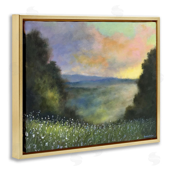 Stupell Industries David Swanagin | Sunset Over Pastoral Meadow