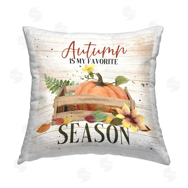 stupell industries Deane Beesley | Autumn Is My Favorite Printed Throw Pillow