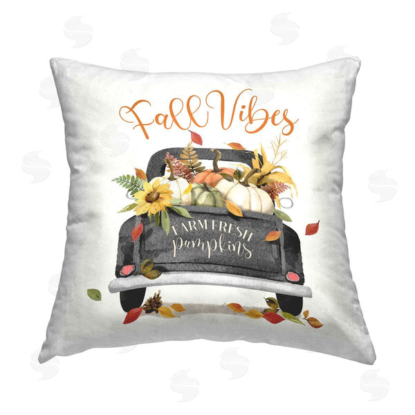 stupell industries Deane Beesley | Fall Vibes Truck Printed Throw Pillow