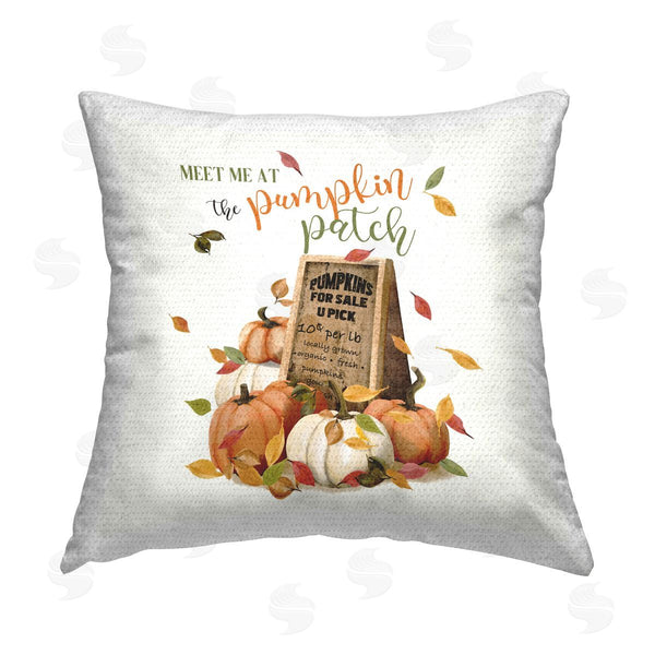 Stupell Industries Deane Beesley | Meet Me Pumpkin Patch Printed Throw Pillow