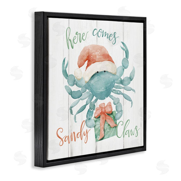 Stupell Industries Deane Beesley | Nautical Sandy Claws Crab Wall Art