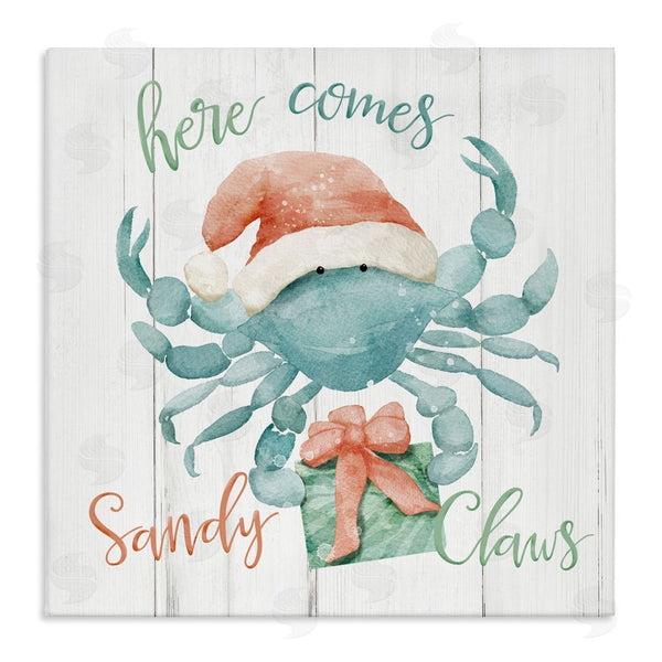 stupell industries Deane Beesley | Nautical Sandy Claws Crab Wall Art