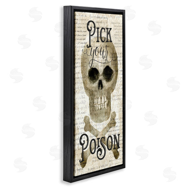 Stupell Industries Deane Beesley | Pick Your Poison Skull Wall Art