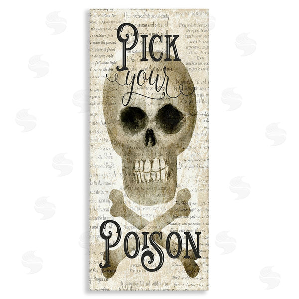 stupell industries Deane Beesley | Pick Your Poison Skull Wall Art