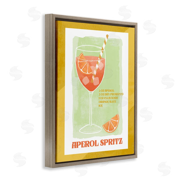 Stupell Industries Deane Beesley | Retro Aperol Spritz Recipe