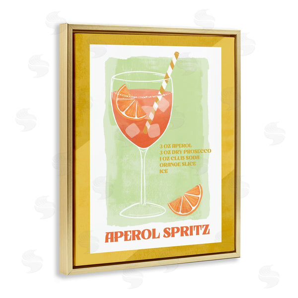 Stupell Industries Deane Beesley | Retro Aperol Spritz Recipe
