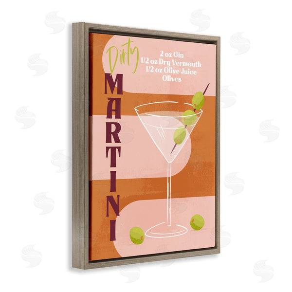 Stupell Industries Deane Beesley | Retro Dirty Martini Recipe