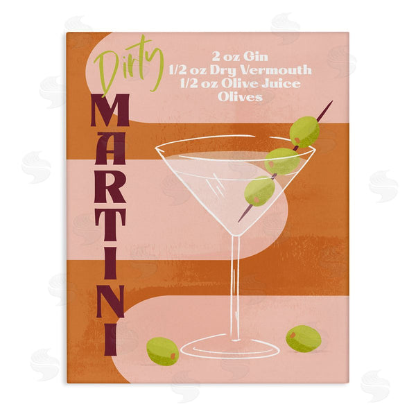 stupell industries Deane Beesley | Retro Dirty Martini Recipe