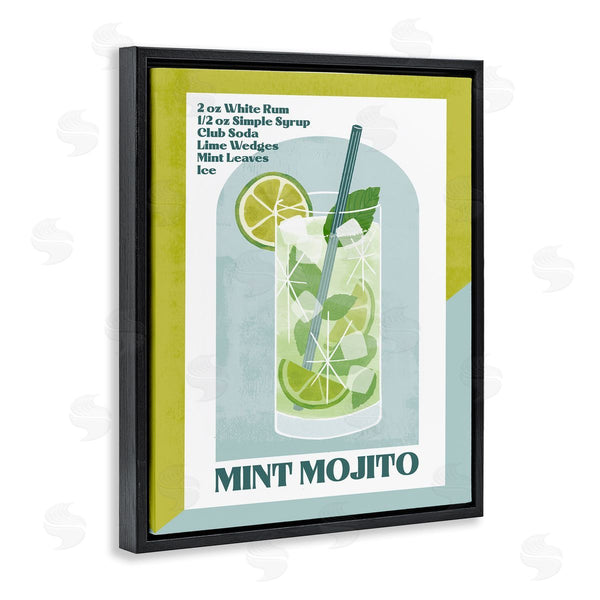 Stupell Industries Deane Beesley | Retro Mint Mojito Recipe