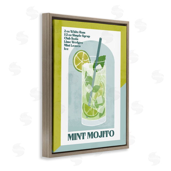 Stupell Industries Deane Beesley | Retro Mint Mojito Recipe