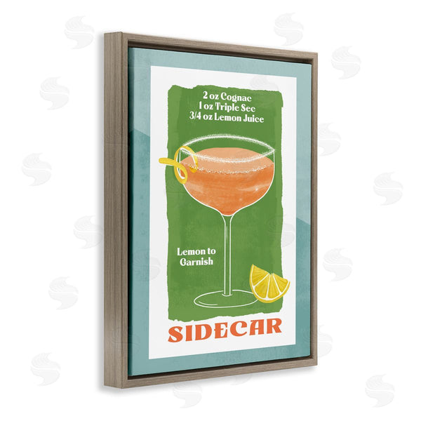Stupell Industries Deane Beesley | Retro Sidecar Recipe
