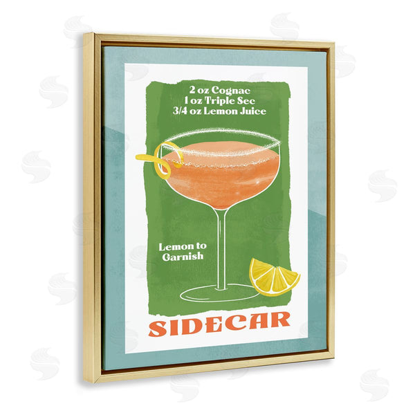 Stupell Industries Deane Beesley | Retro Sidecar Recipe