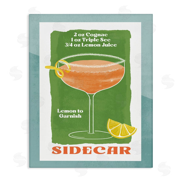stupell industries Deane Beesley | Retro Sidecar Recipe