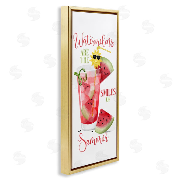 Stupell Industries Deane Beesley | Summer Watermelon Sentiment Wall Art