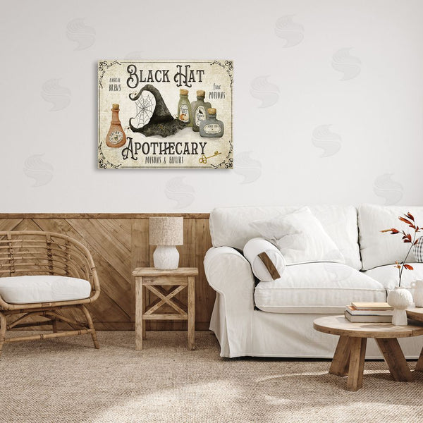 Stupell Industries Deane Beesley | Vintage Black Hat Apothecary Wall Art