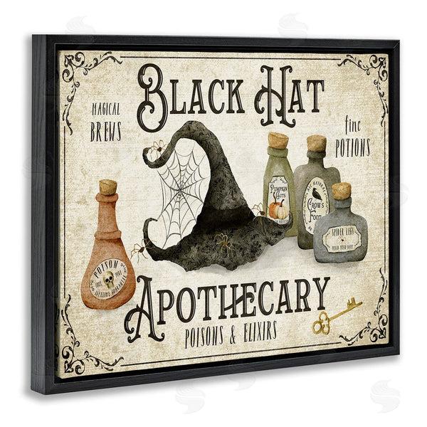 Stupell Industries Deane Beesley | Vintage Black Hat Apothecary Wall Art