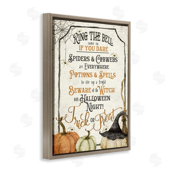 Stupell Industries Deane Beesley | Vintage Trick Or Treat Sign Wall Art
