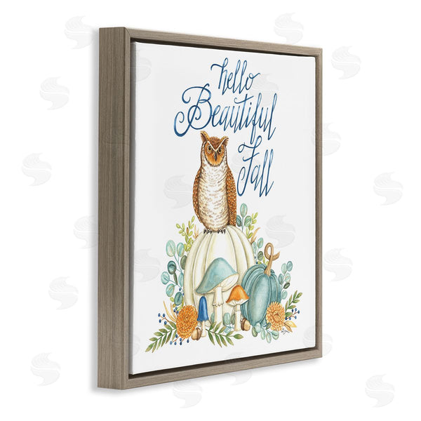 Stupell Industries Deb Strain | Beautiful Fall With Owl Wall Art