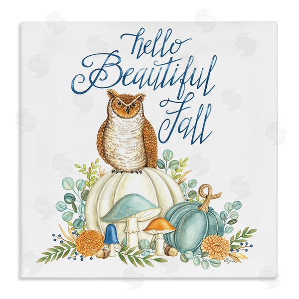 stupell industries Deb Strain | Beautiful Fall with Owl Wall Art