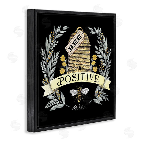 Stupell Industries Deb Strain | Bee Positive Vintage Hive Wall Art