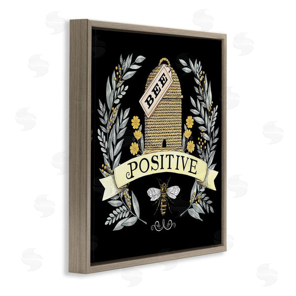 Stupell Industries Deb Strain | Bee Positive Vintage Hive Wall Art