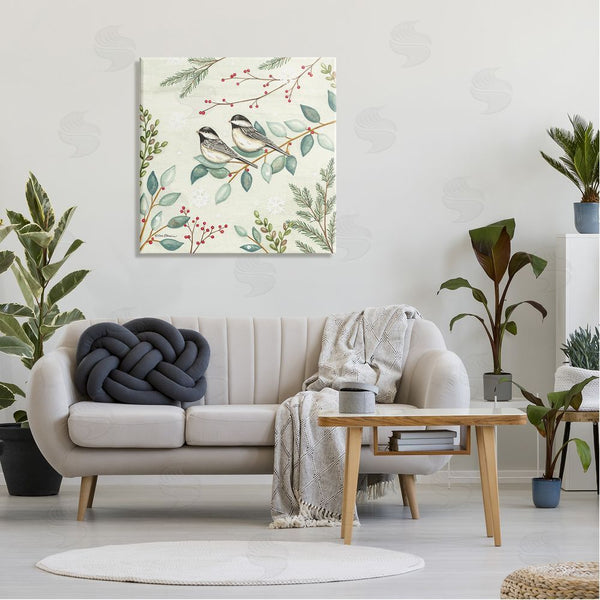 Stupell Industries Deb Strain | Birds On Holiday Branches Wall Art