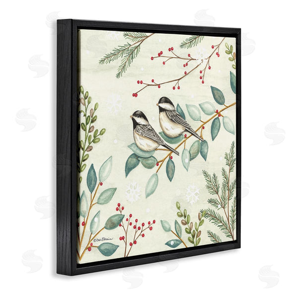 Stupell Industries Deb Strain | Birds On Holiday Branches Wall Art