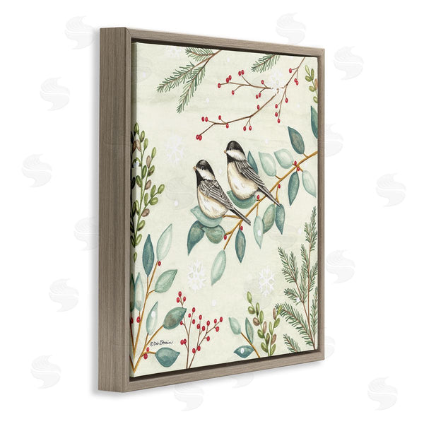 Stupell Industries Deb Strain | Birds On Holiday Branches Wall Art