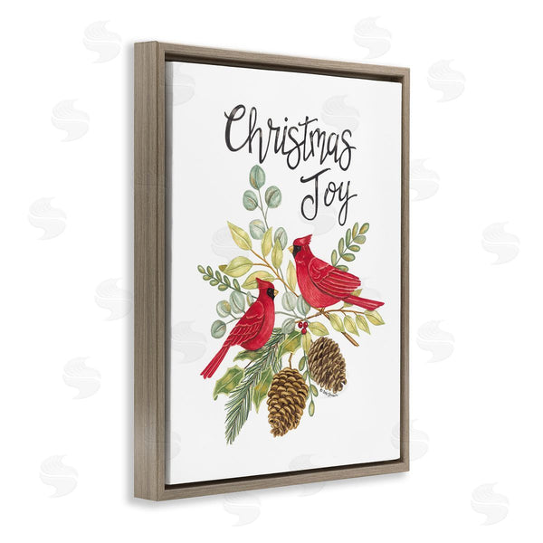 Stupell Industries Deb Strain | Christmas Joy Cardinals Wall Art