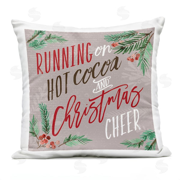 Stupell Industries Deb Strain | Cocoa & Christmas Cheer Printed Throw Pillow