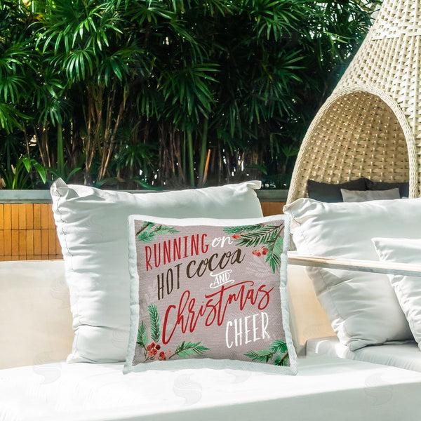 Stupell Industries Deb Strain | Cocoa & Christmas Cheer Printed Throw Pillow