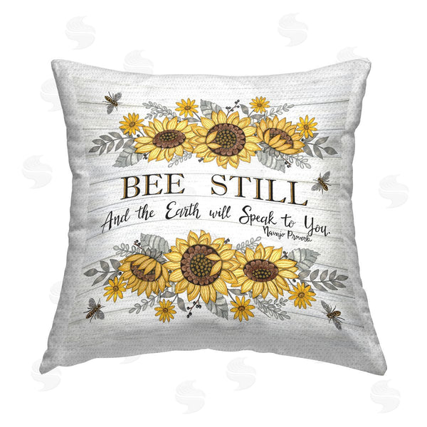 Stupell Industries Deb Strain | Earth Will Speak To You Printed Throw Pillow