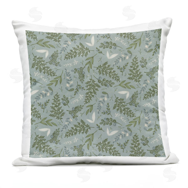 Stupell Industries Deb Strain | Earthy Fern Leaf Pattern Printed Throw Pillow